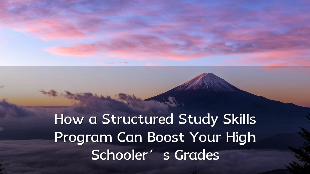 How a Structured Study Skills Program Can Boost Your High Schooler’s Grades