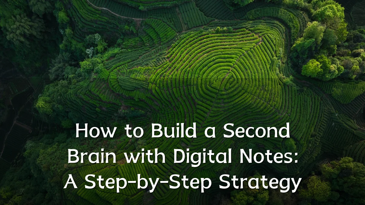 How to Build a Second Brain with Digital Notes: A Step-by-Step Strategy