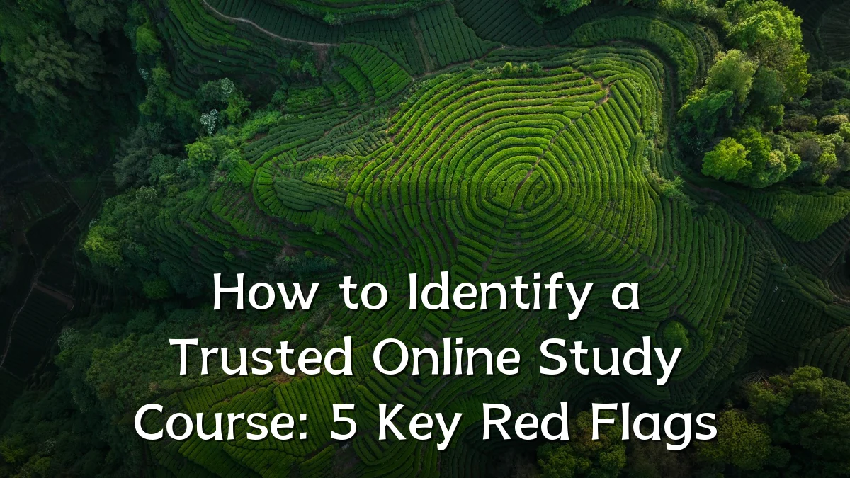 How to Identify a Trusted Online Study Course: 5 Key Red Flags