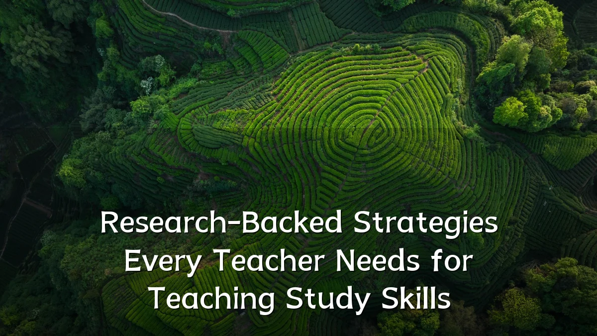 Research-Backed Strategies Every Teacher Needs for Teaching Study Skills
