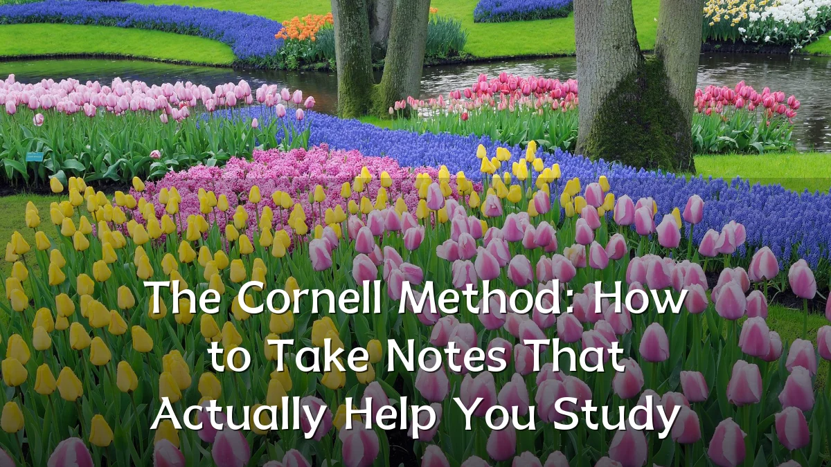 The Cornell Method: How to Take Notes That Actually Help You Study