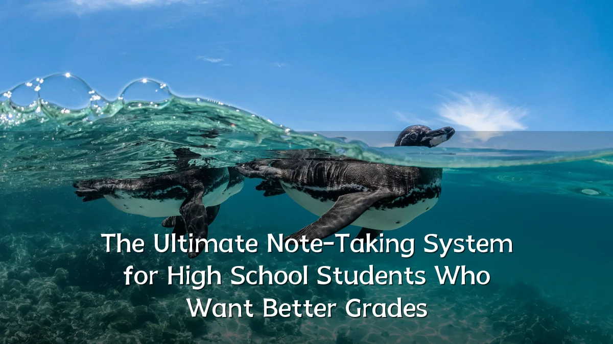 The Ultimate Note-Taking System for High School Students Who Want Better Grades