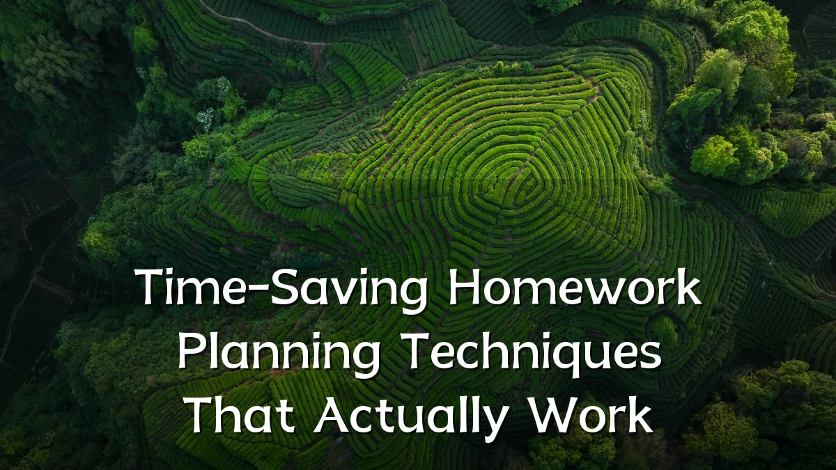 Time-Saving Homework Planning Techniques That Actually Work