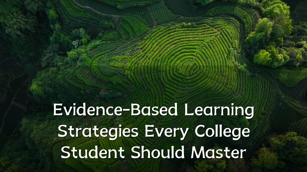 Evidence-Based Learning Strategies Every College Student Should Master