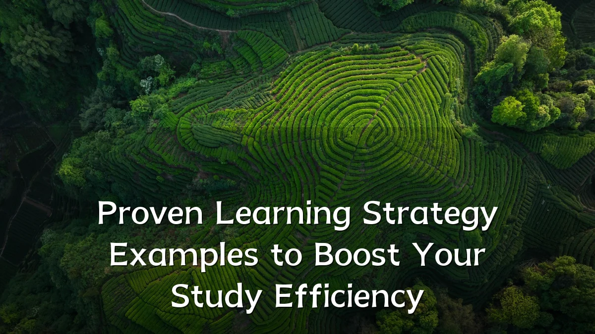 Proven Learning Strategy Examples to Boost Your Study Efficiency