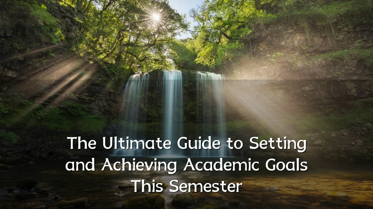 The Ultimate Guide to Setting and Achieving Academic Goals This Semester
